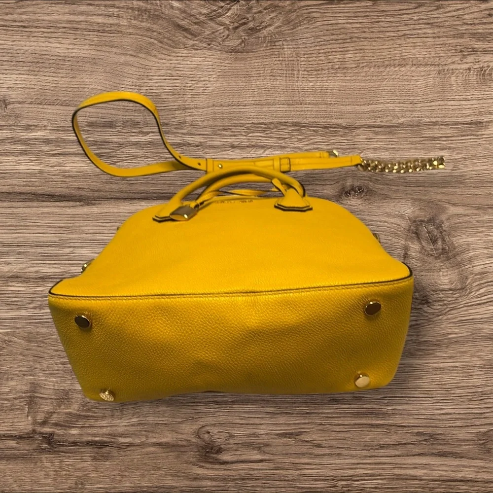 Michael Kors Yellow Satchel Bag - Picture 9 of 13